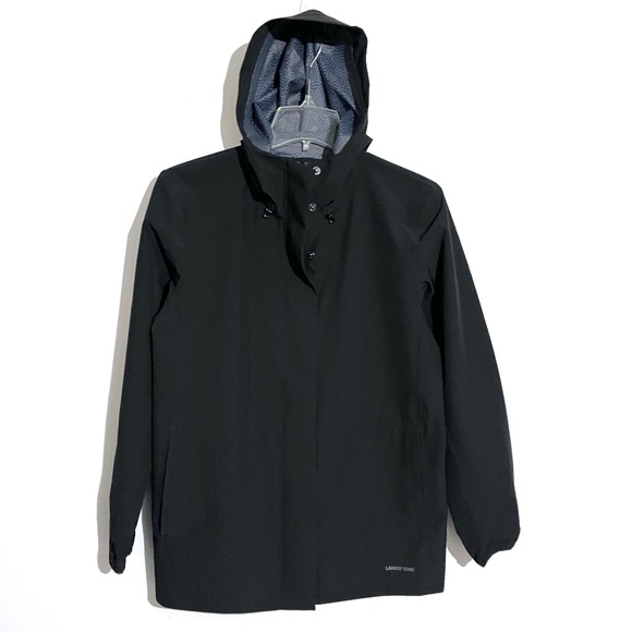 Lands' End Hooded Waterproof Rain Jacket - Picture 1 of 9